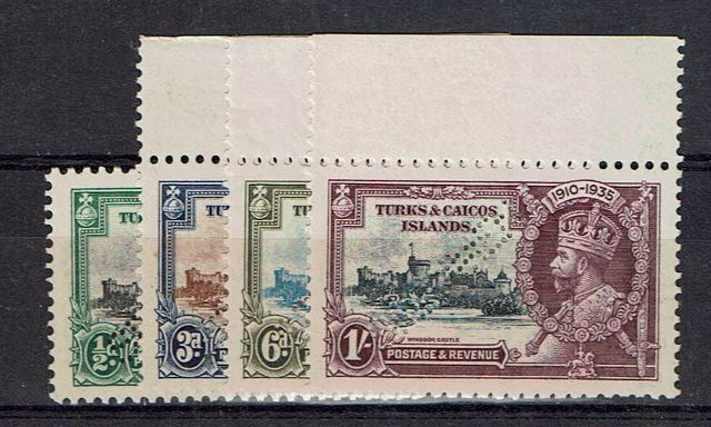 Image of Turks & Caicos Islands SG 187S/90S UMM British Commonwealth Stamp